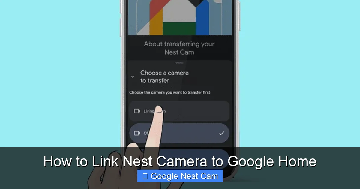 How to Link Nest Camera to Google Home
