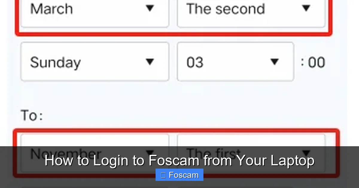 How to Login to Foscam from Your Laptop