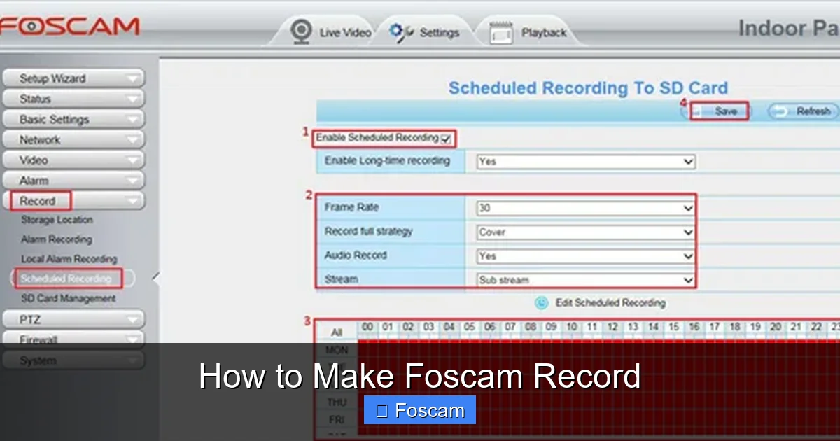 How to Make Foscam Record