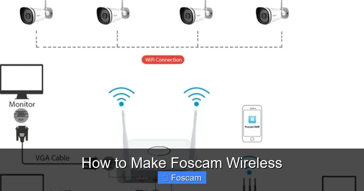 How to Make Foscam Wireless