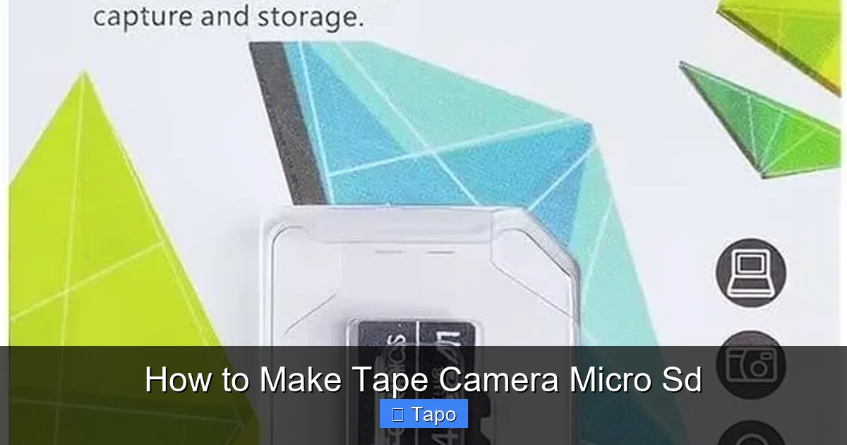 How to Make Tape Camera Micro Sd