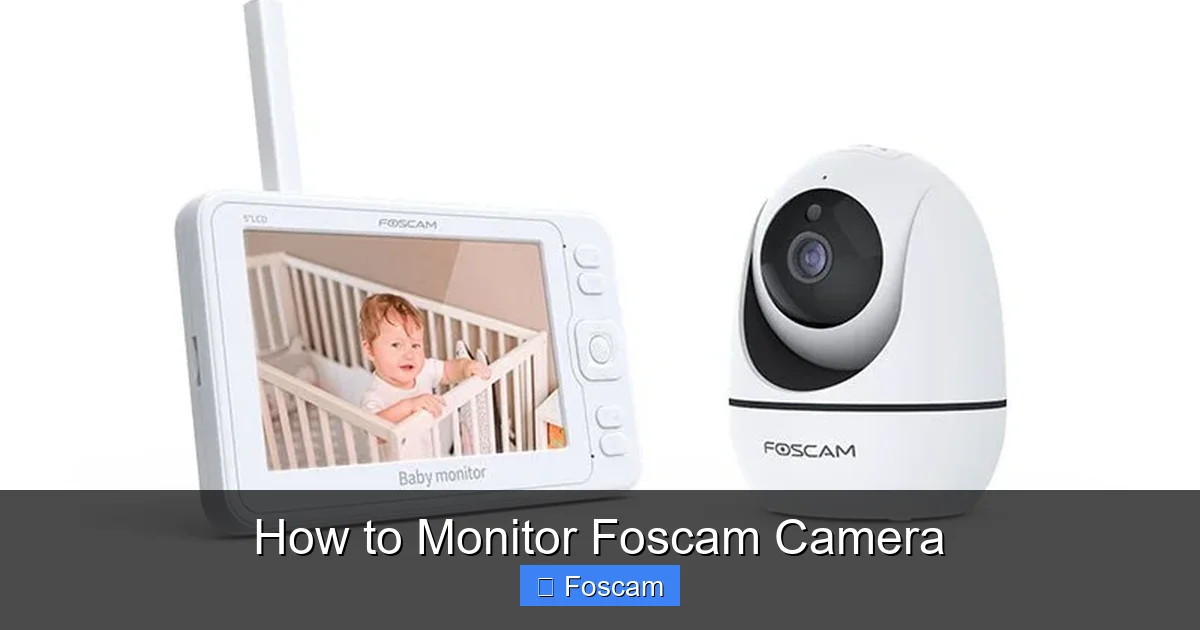 How to Monitor Foscam Camera