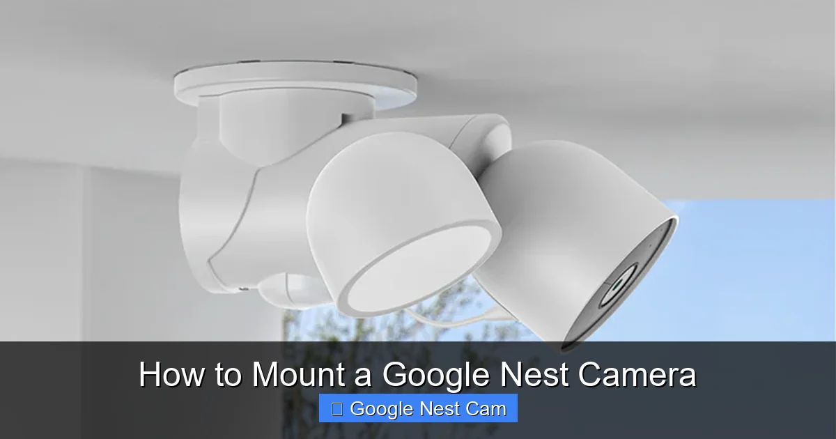 How to Mount a Google Nest Camera