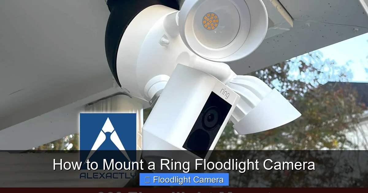 How to Mount a Ring Floodlight Camera