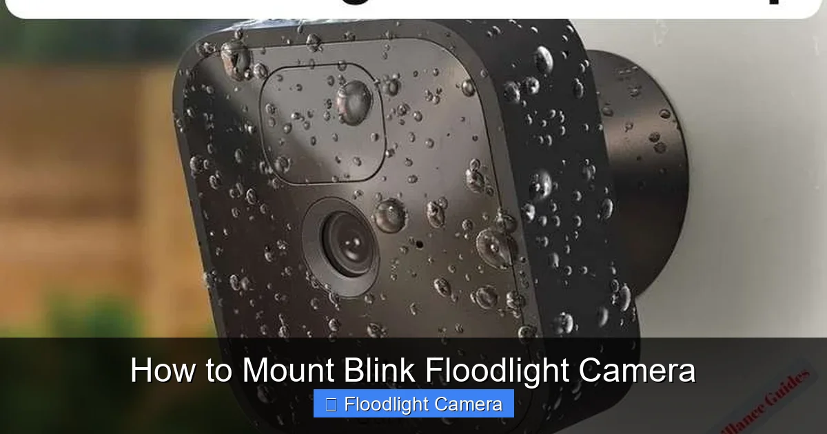 How to Mount Blink Floodlight Camera