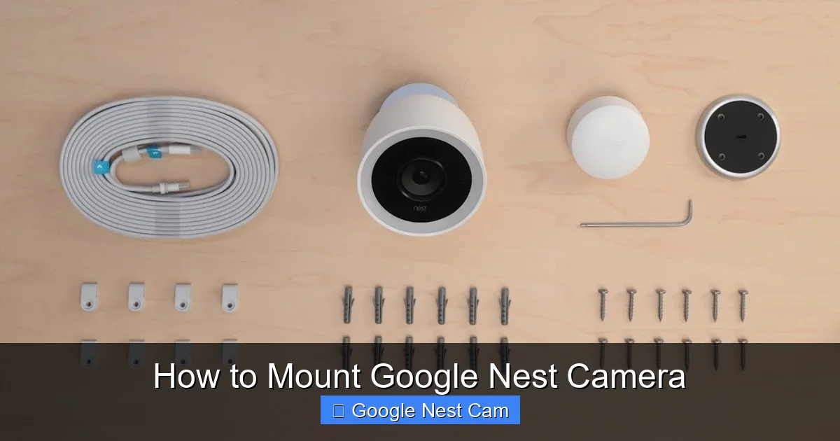 How to Mount Google Nest Camera