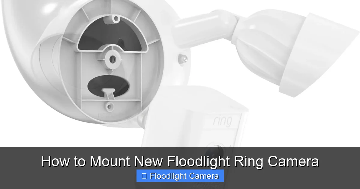 How to Mount New Floodlight Ring Camera