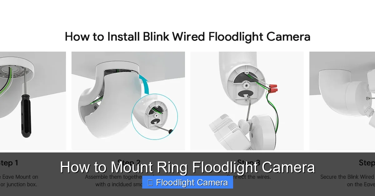 How to Mount Ring Floodlight Camera