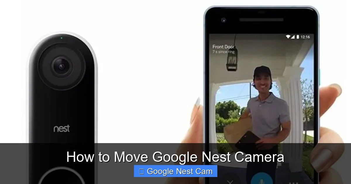 How to Move Google Nest Camera