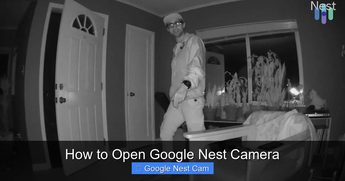 How to Open Google Nest Camera