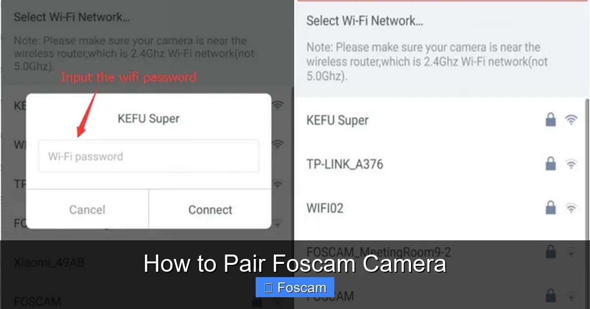 How to Pair Foscam Camera