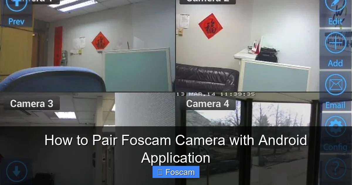 How to Pair Foscam Camera with Android Application