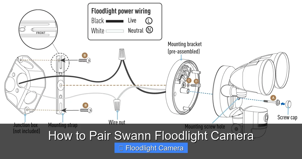 How to Pair Swann Floodlight Camera