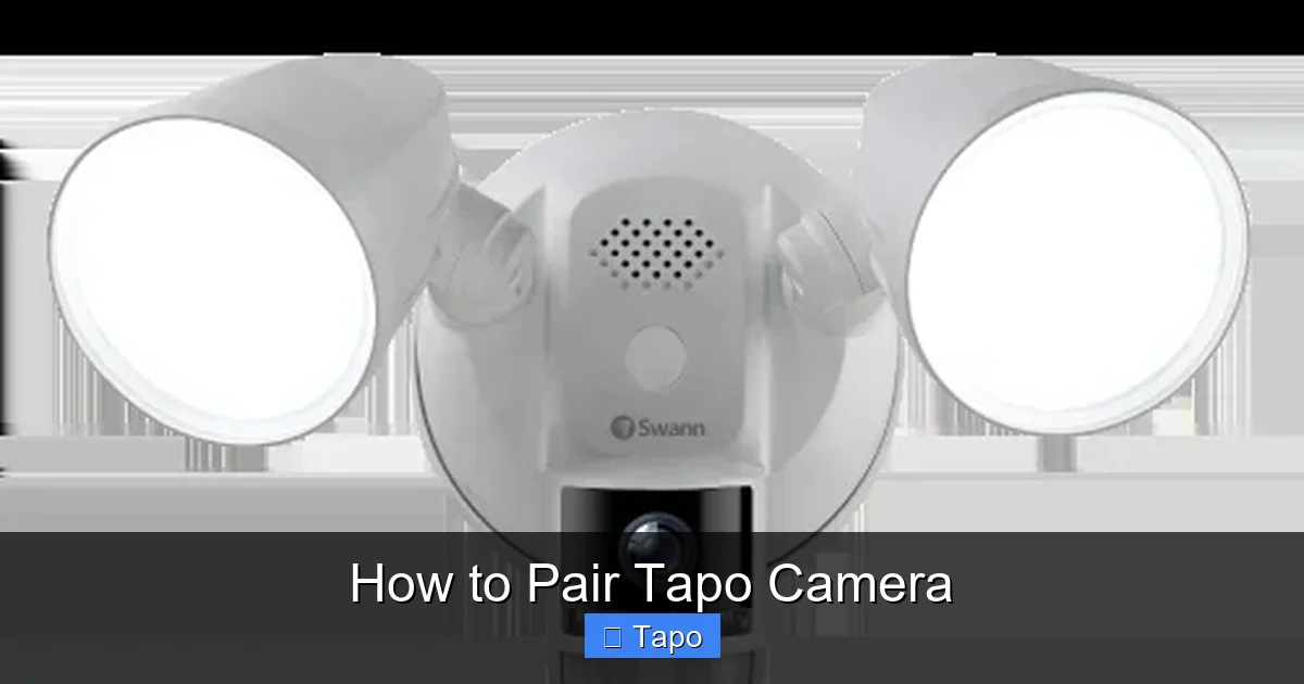 How to Pair Tapo Camera