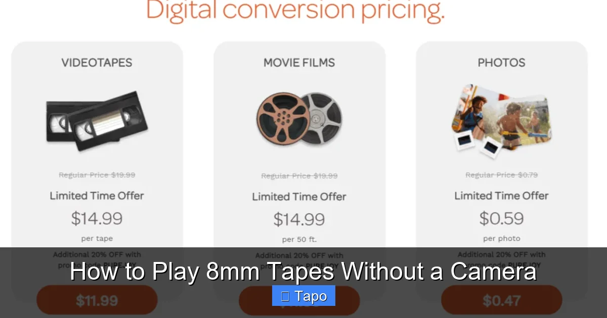 How to Play 8mm Tapes Without a Camera