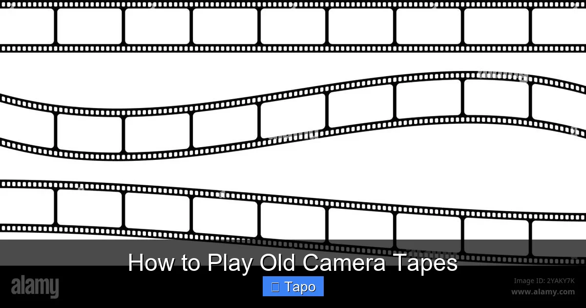 How to Play Old Camera Tapes