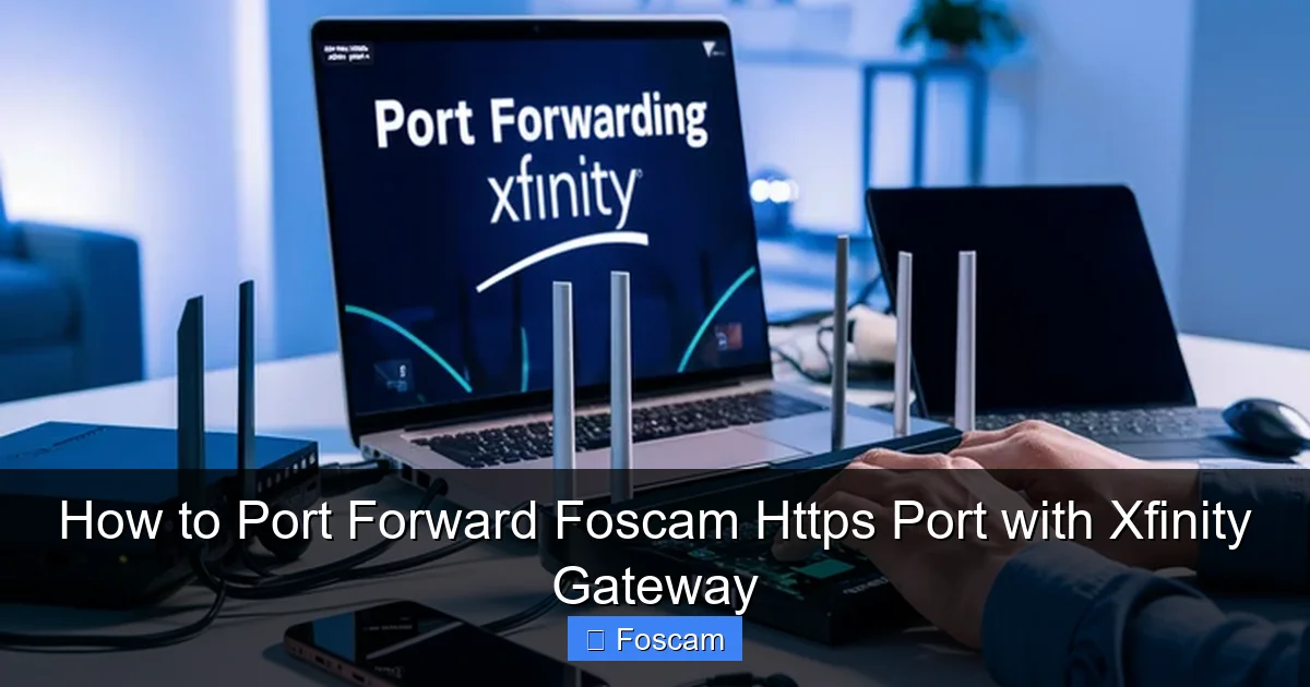 How to Port Forward Foscam Https Port with Xfinity Gateway