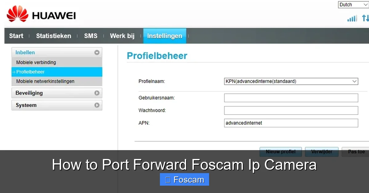 How to Port Forward Foscam Ip Camera