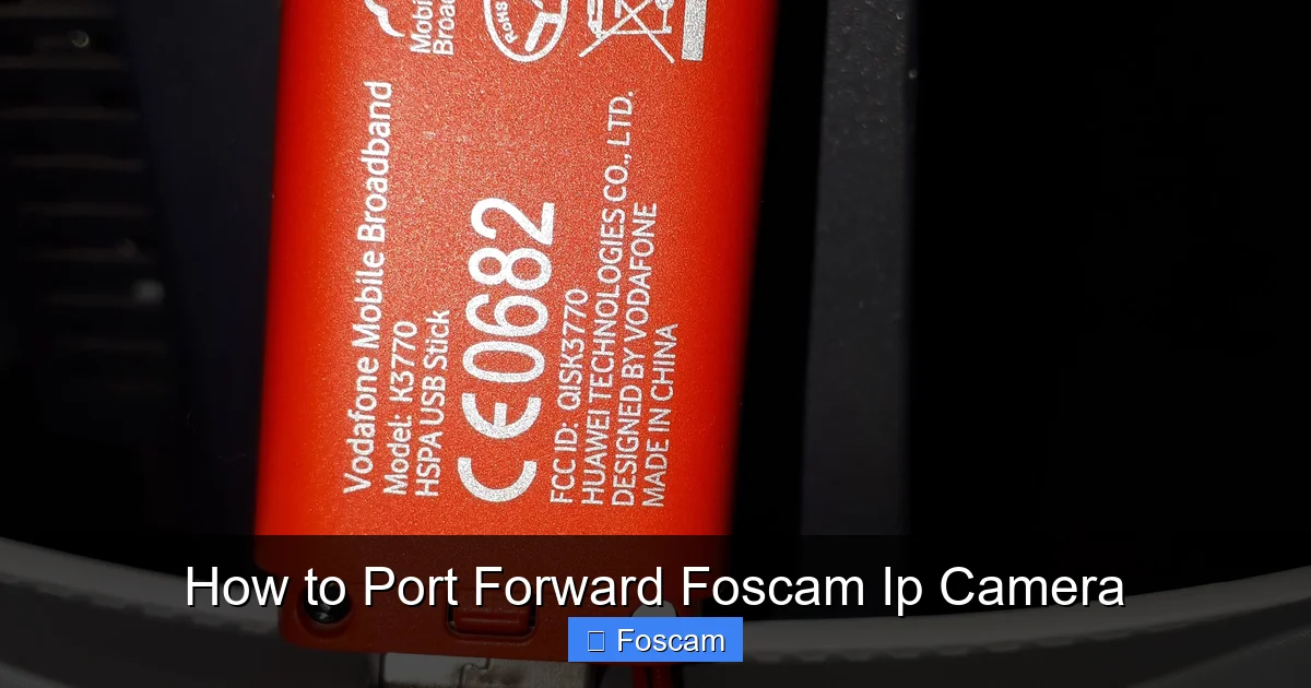 How to Port Forward Foscam Ip Camera