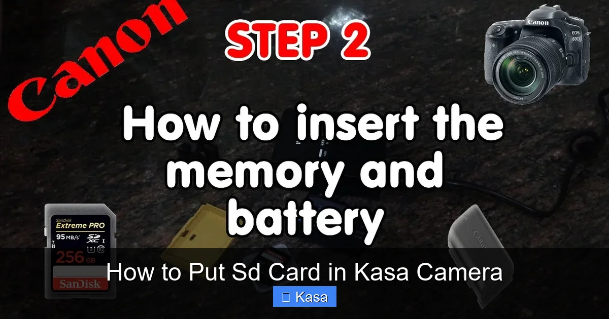 How to Put Sd Card in Kasa Camera