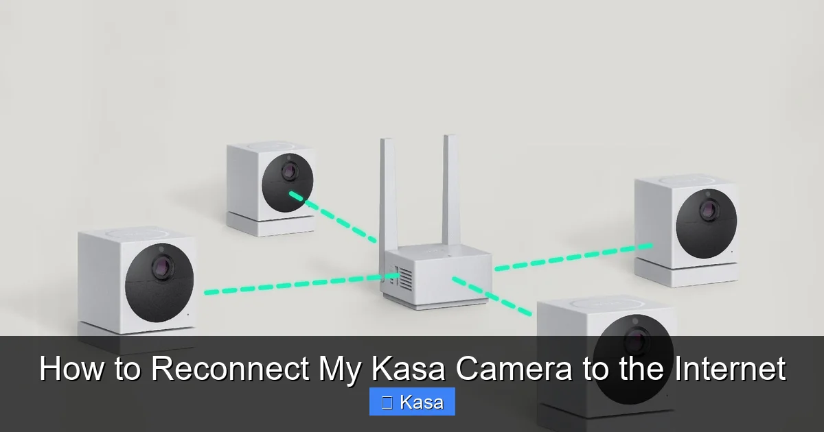 How to Reconnect My Kasa Camera to the Internet