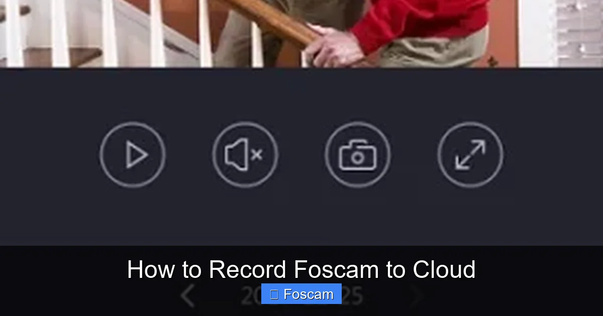 How to Record Foscam to Cloud