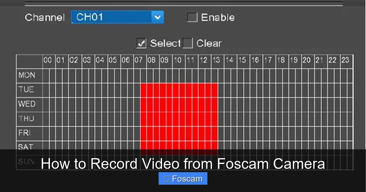 How to Record Video from Foscam Camera