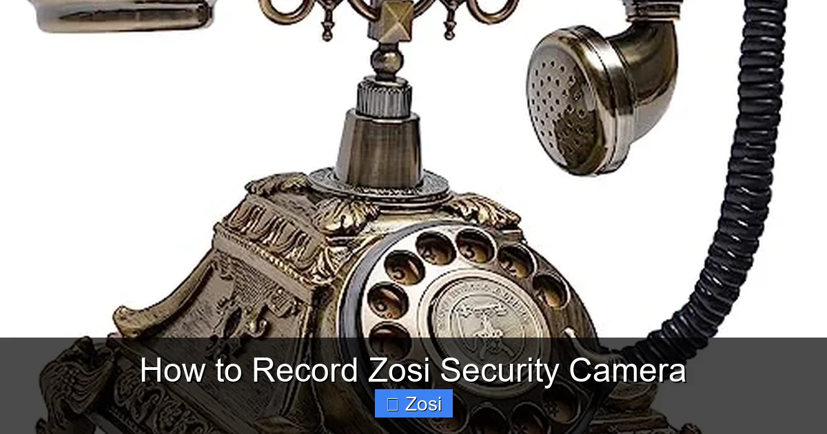 How to Record Zosi Security Camera