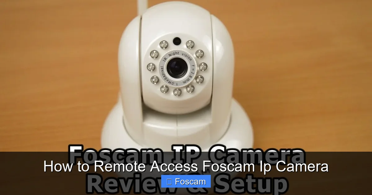 How to Remote Access Foscam Ip Camera