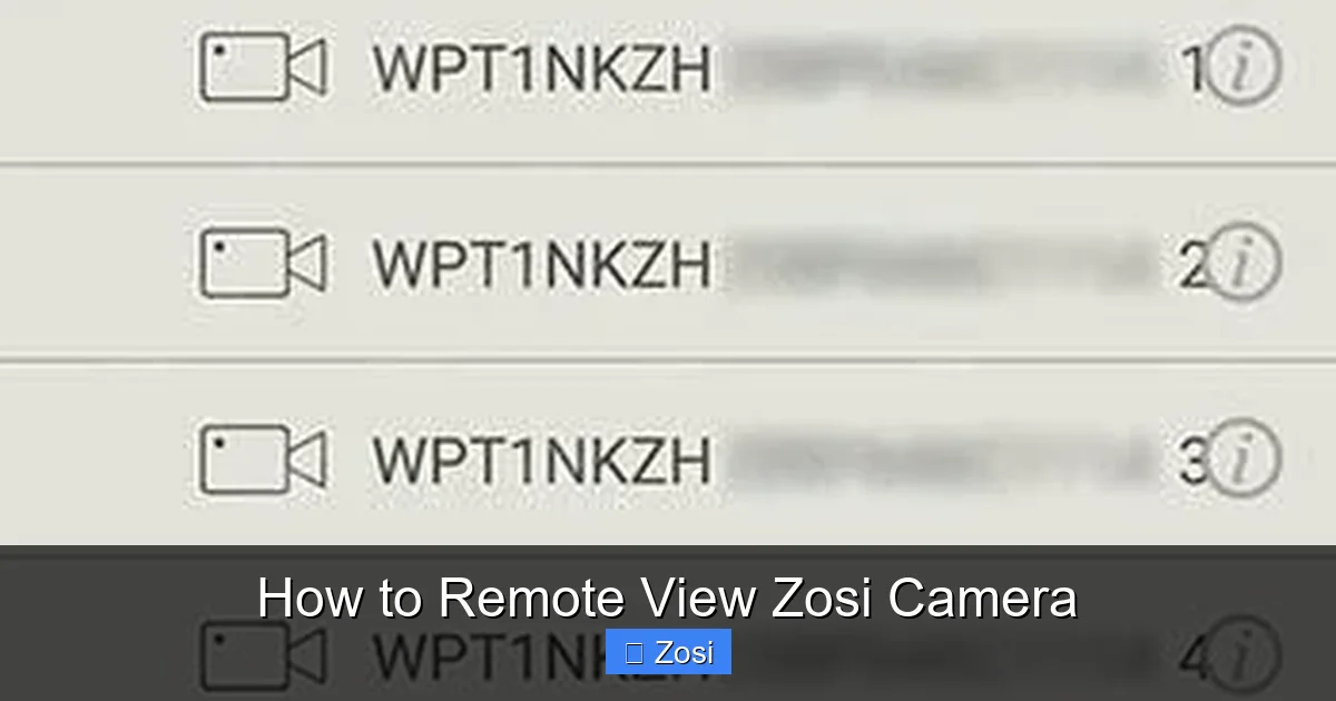 How to Remote View Zosi Camera