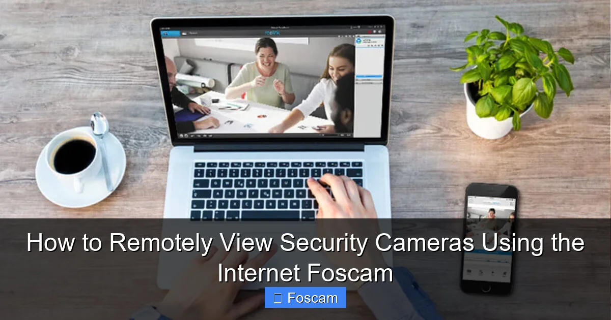 How to Remotely View Security Cameras Using the Internet Foscam