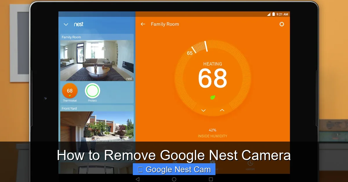 How to Remove Google Nest Camera