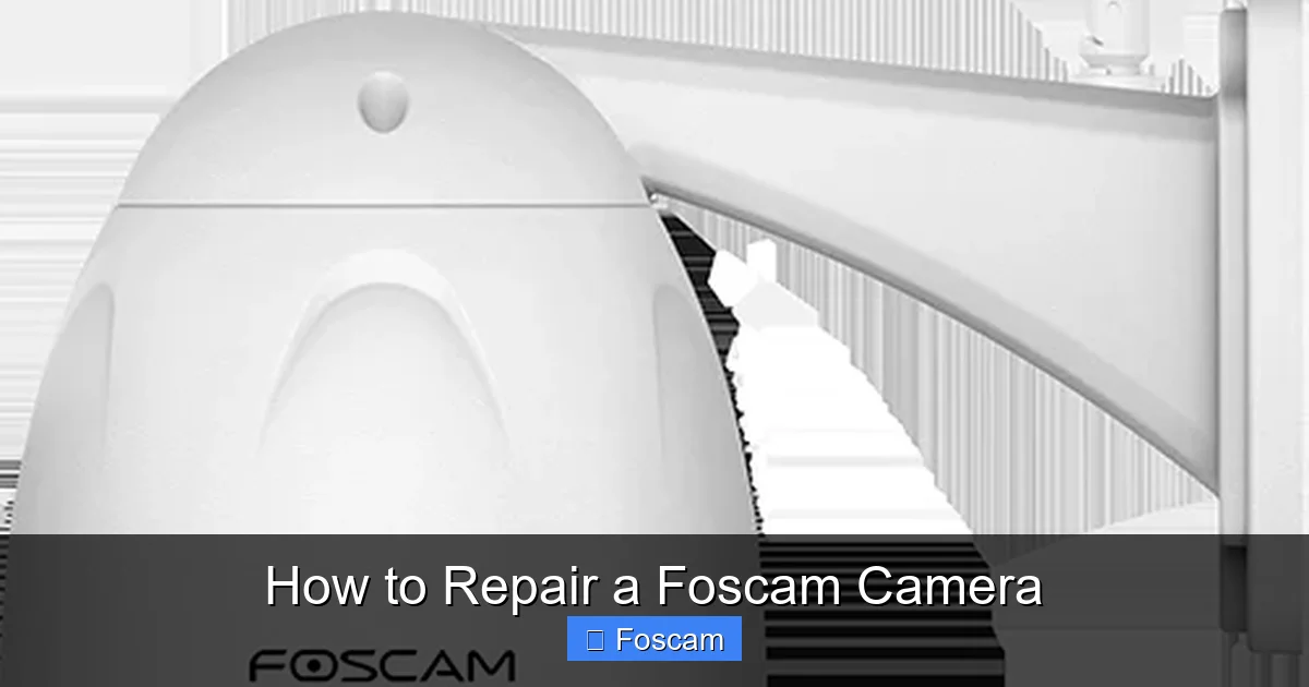 How to Repair a Foscam Camera