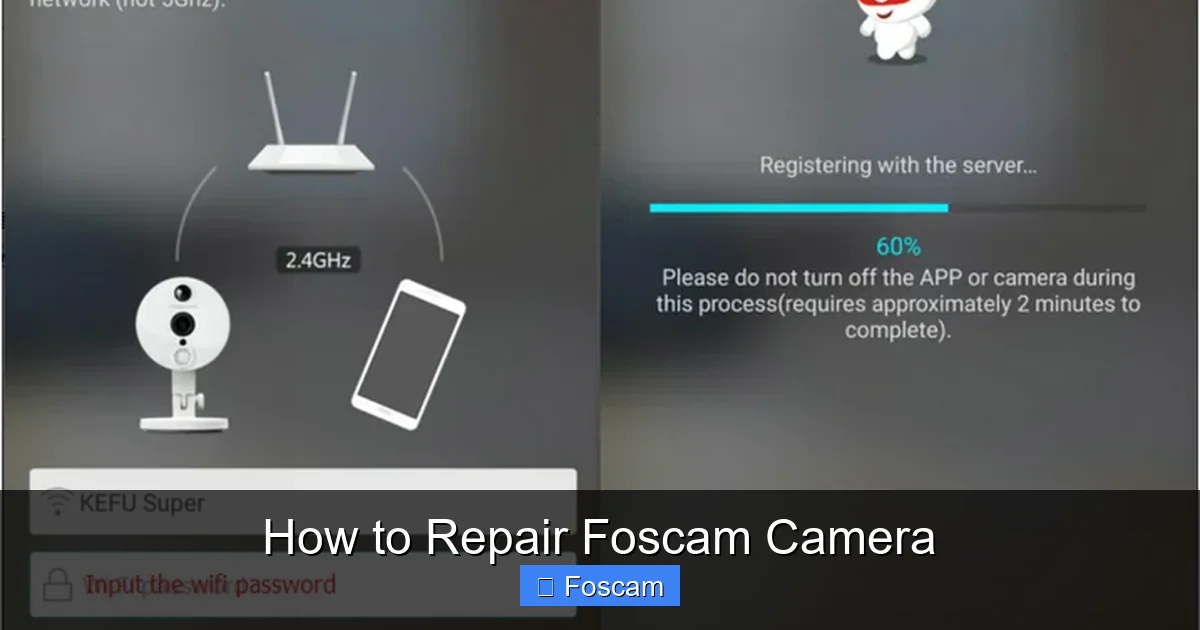 How to Repair Foscam Camera