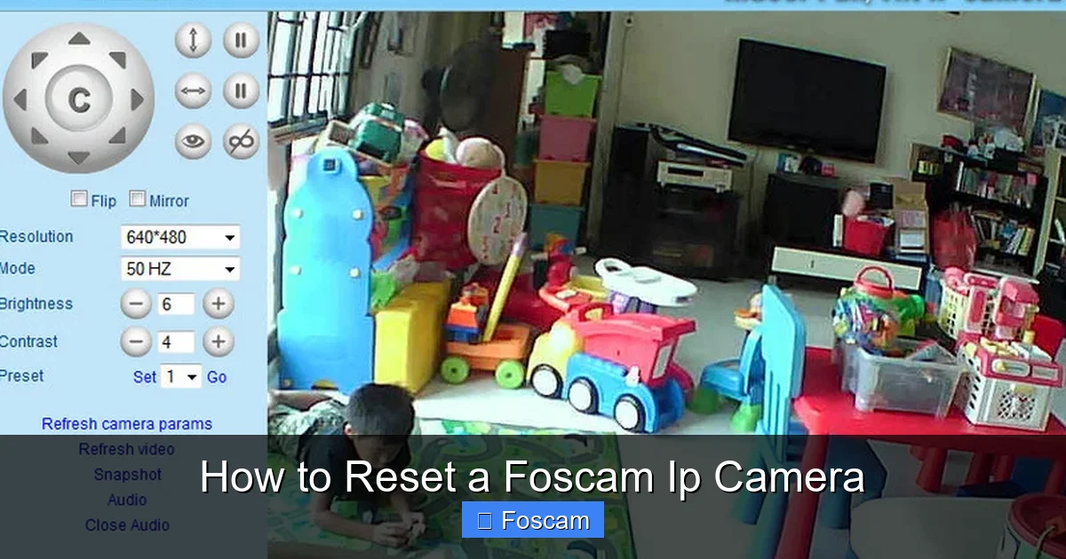 How to Reset a Foscam Ip Camera