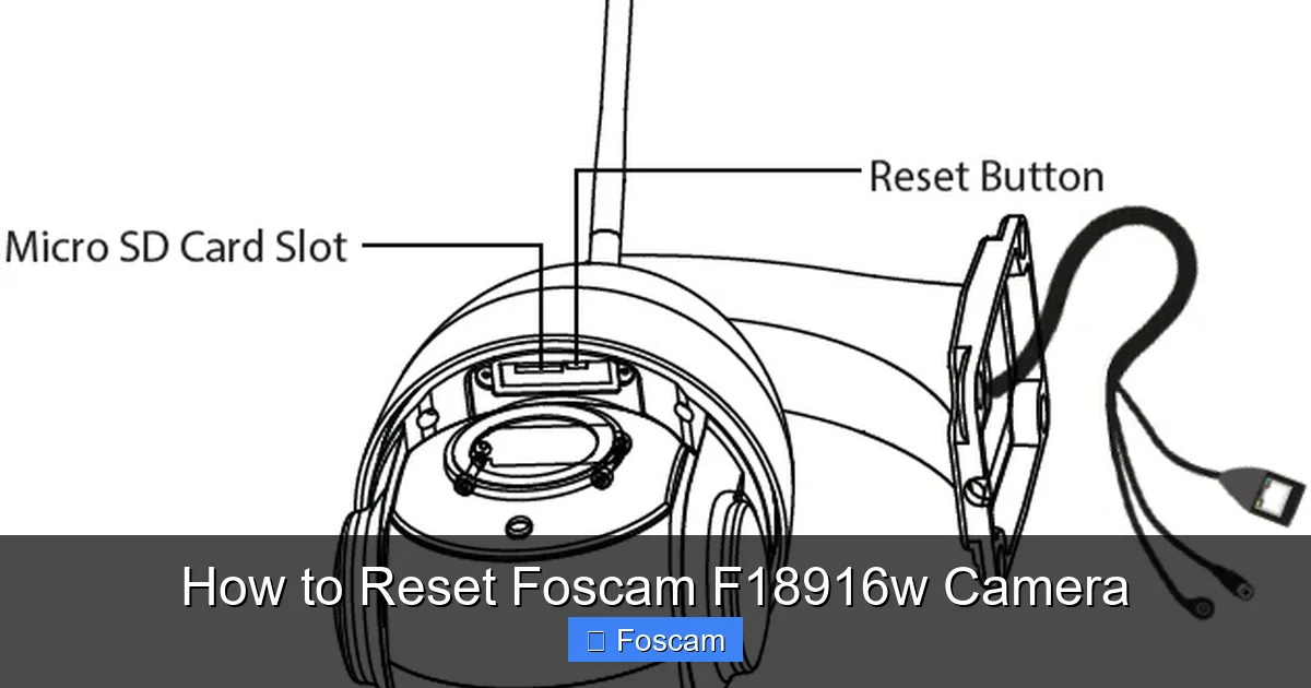 How to Reset Foscam F18916w Camera