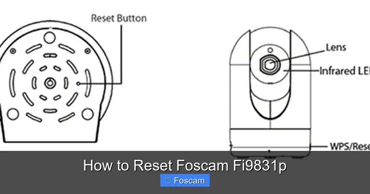 How to Reset Foscam Fi9831p