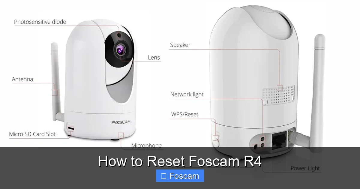 How to Reset Foscam R4