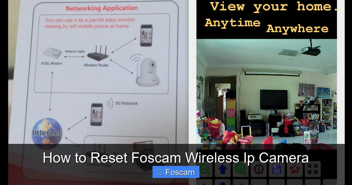 How to Reset Foscam Wireless Ip Camera