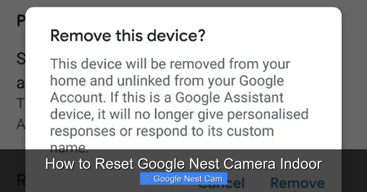 How to Reset Google Nest Camera Indoor