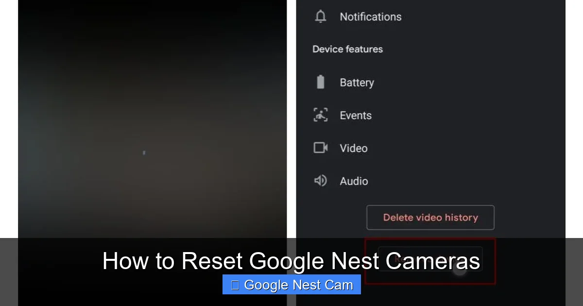 How to Reset Google Nest Cameras