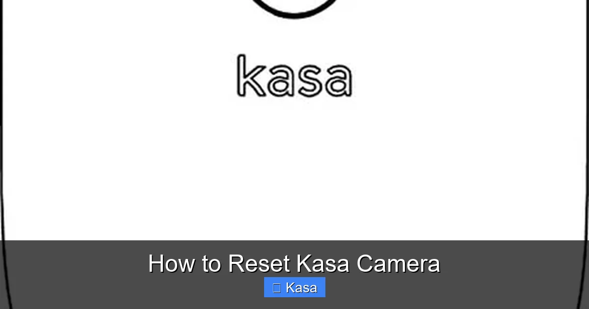 How to Reset Kasa Camera