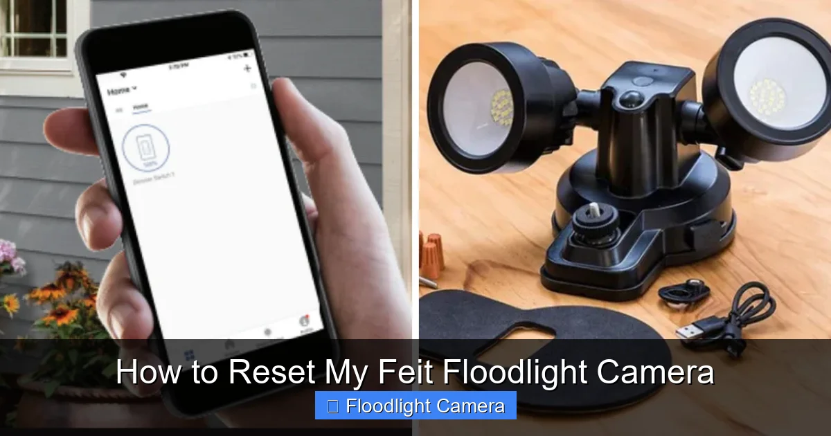 How to Reset My Feit Floodlight Camera