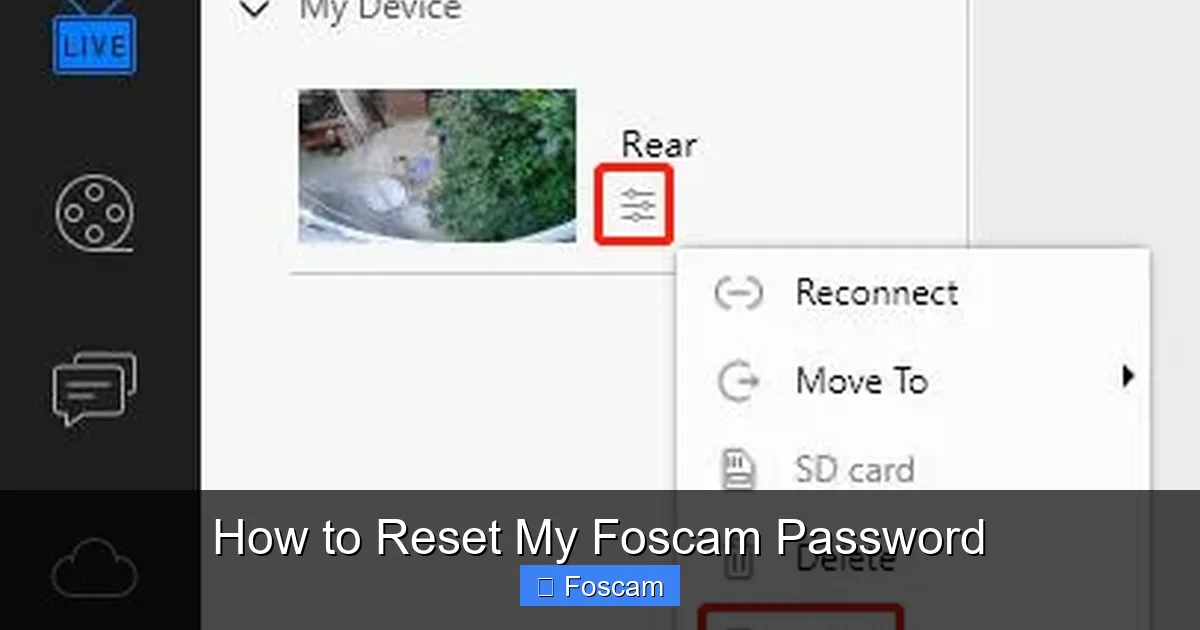 How to Reset My Foscam Password