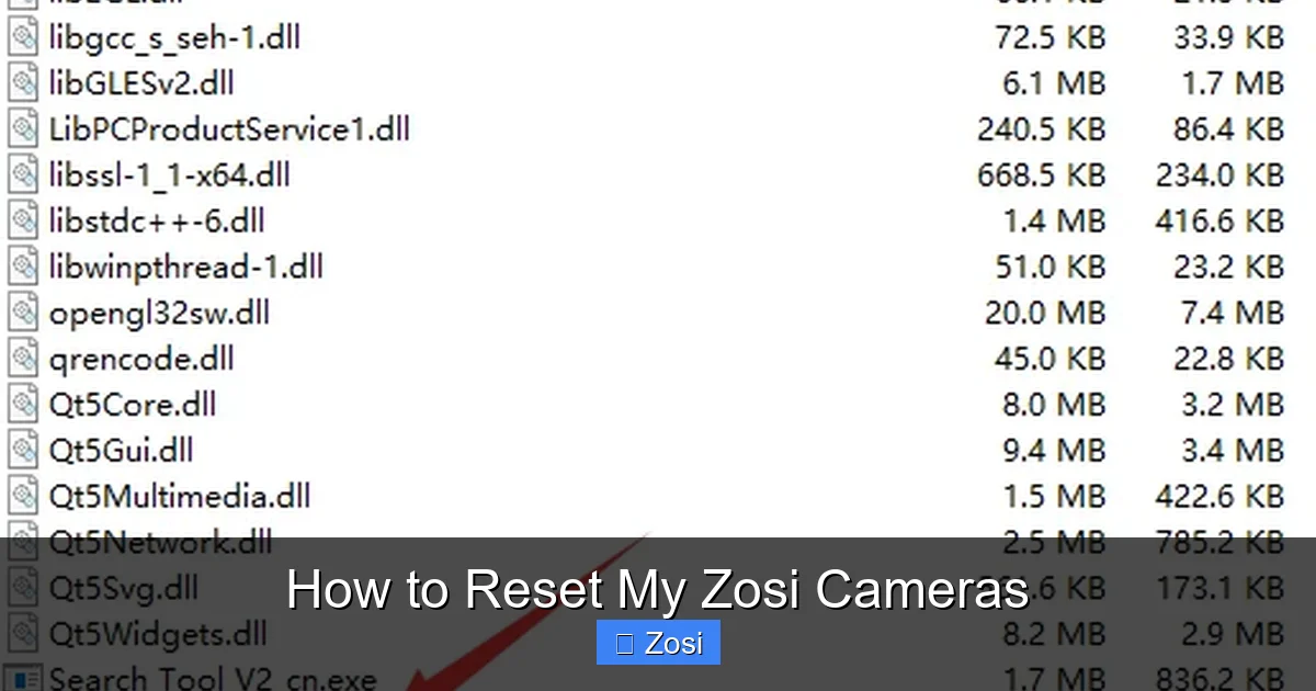 How to Reset My Zosi Cameras