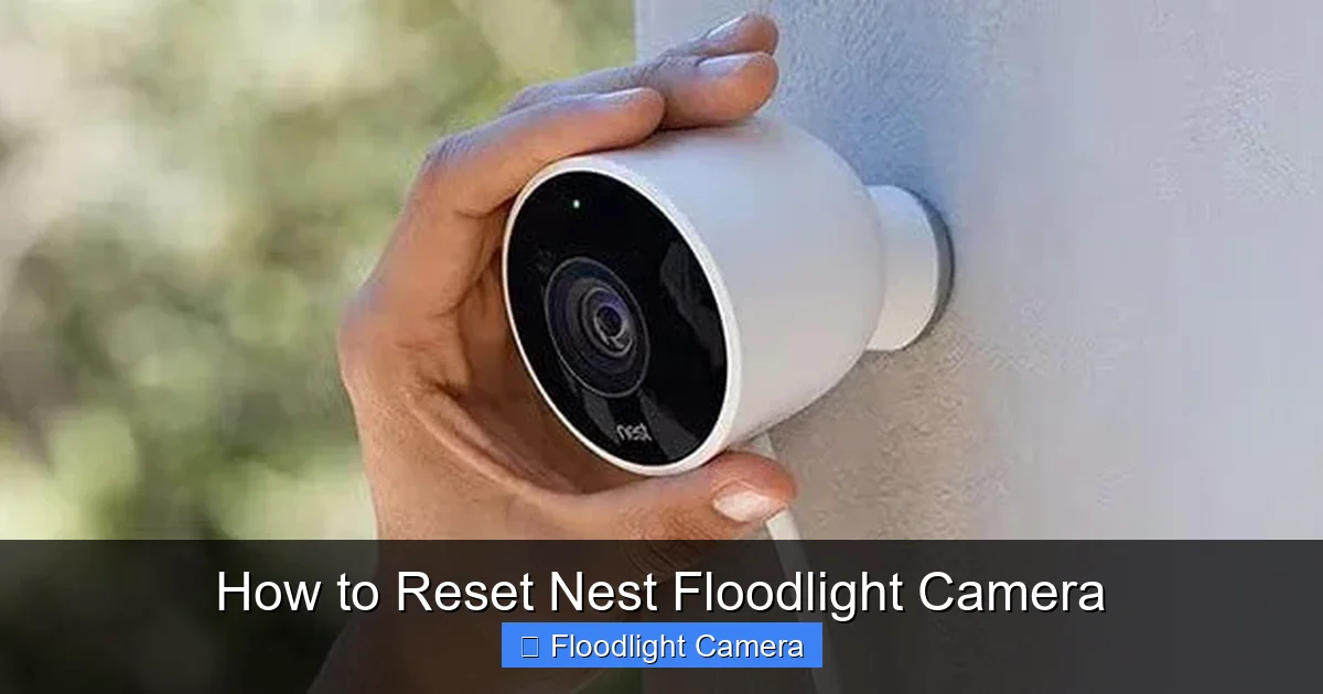 How to Reset Nest Floodlight Camera