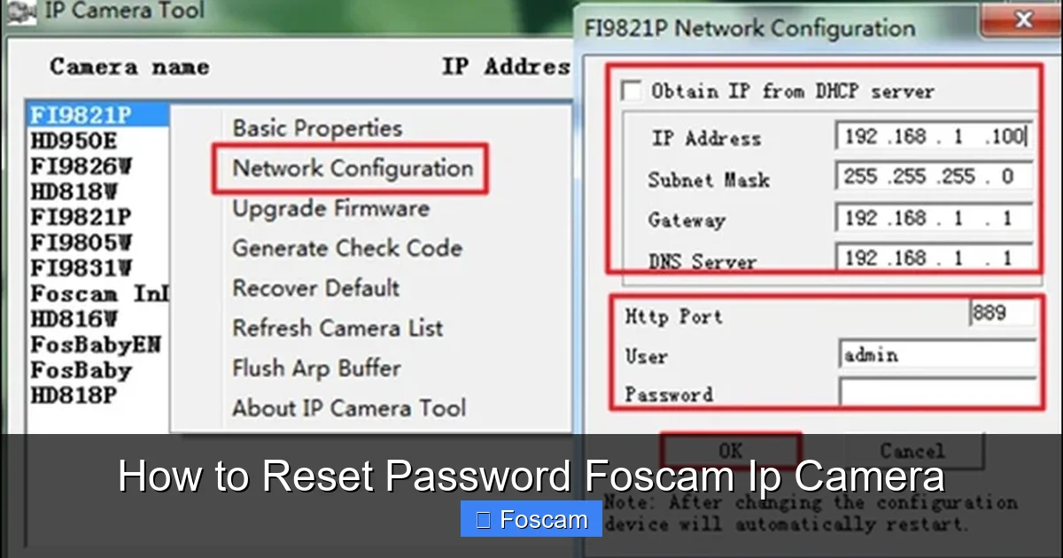 How to Reset Password Foscam Ip Camera