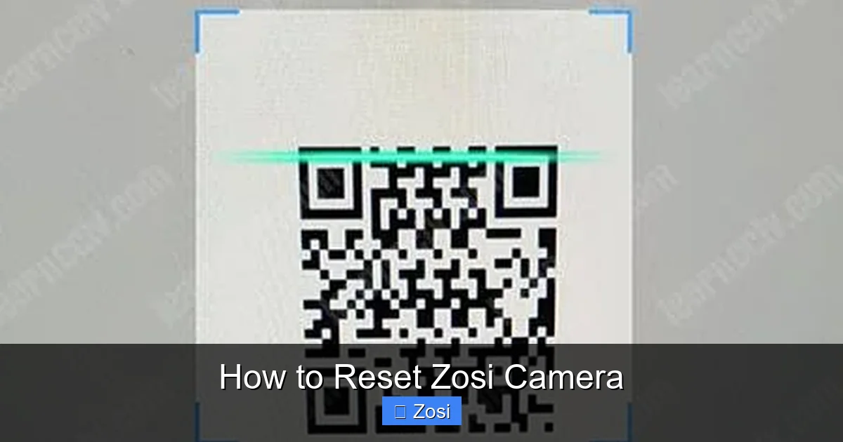 How to Reset Zosi Camera