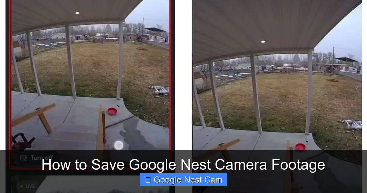 How to Save Google Nest Camera Footage