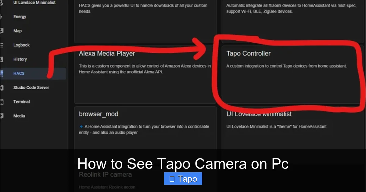 How to See Tapo Camera on Pc